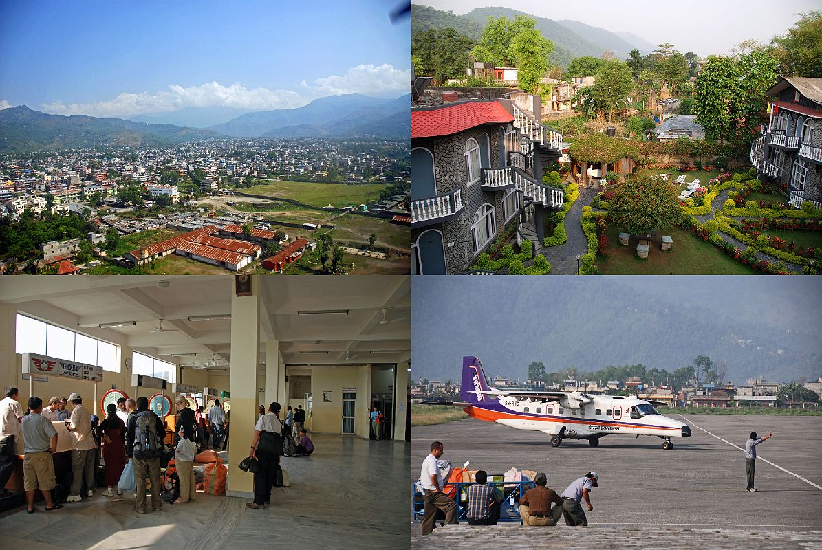 02 Pokhara, Hotel, Airport